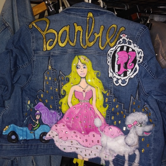 DENIM JACKETS 🌺 CUSTOM HANDPAINTED ONE OF A KIND - Picture 8 of 8